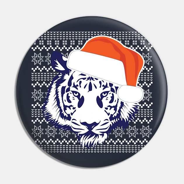 Auburn tigers ugly Christmas Sweater Pin by TheShirtGypsy