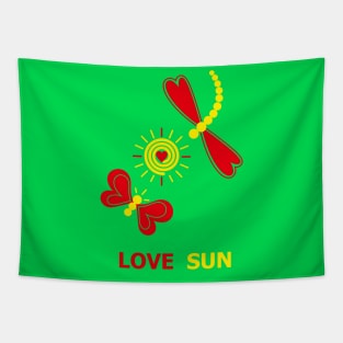 Love Sun Tapestry