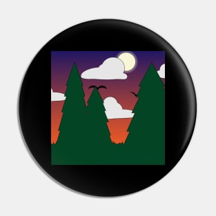 Sunset Pin