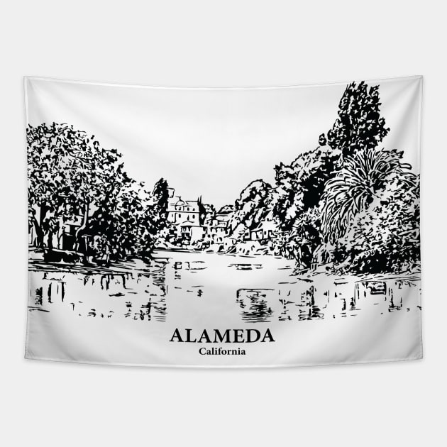 Alameda - California Tapestry by Lakeric