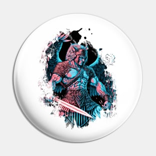 spartan lion warrior Pin