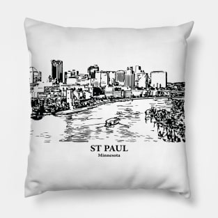 St Paul - Minnesota Pillow