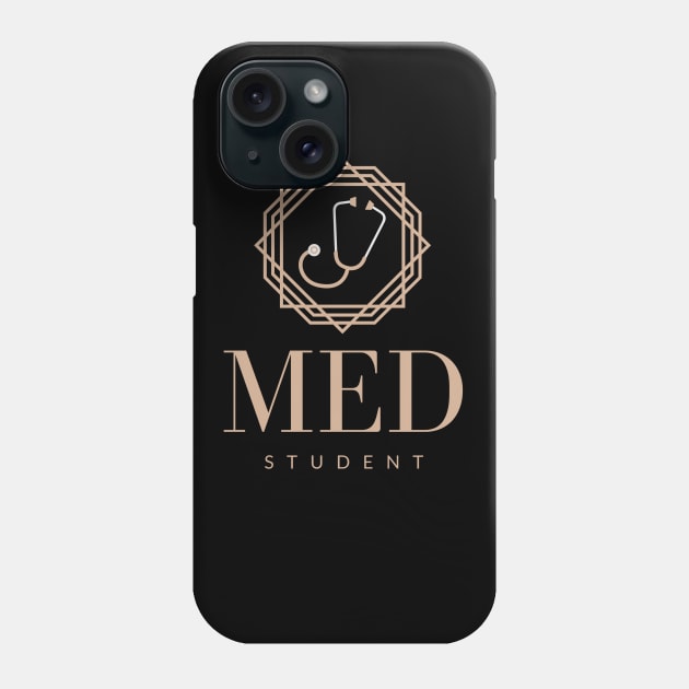 Med Student Stethoscope Phone Case by LennyMax