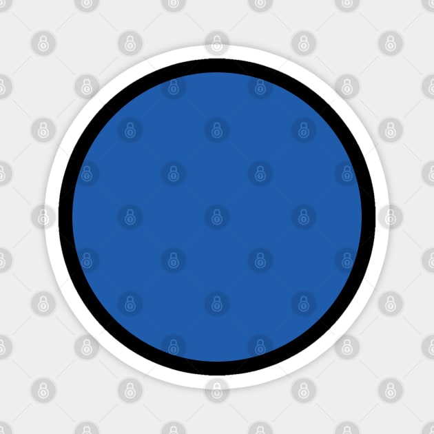 Blue circle Magnet by AliciaZwart