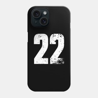 White 22 Number Caitlin Clark Iowa BP-17 Phone Case