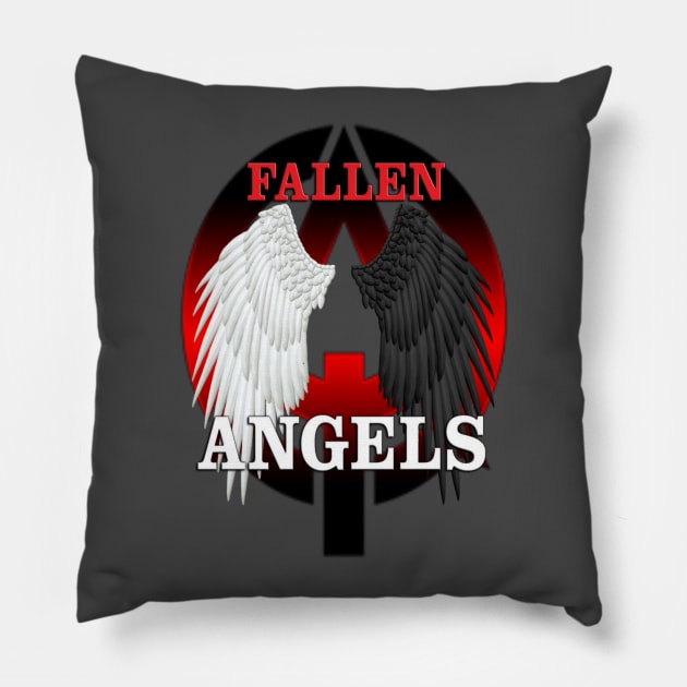 Fallen Angels Pillow by BIG DAWG APPAREL