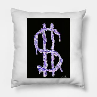 Dripping Dollars Pillow