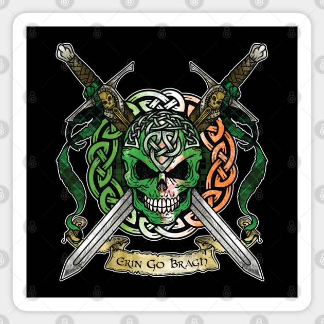 Warrior Skull on @raynor9 Outstanding - IRISH JAY Tattoo