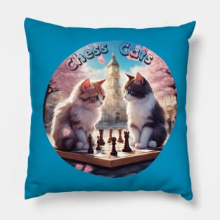 CHESS CATS Pillow