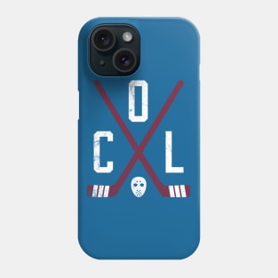 COL Retro Sticks - Blue Phone Case