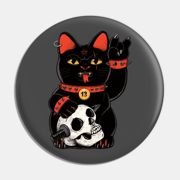 Unlucky Black Cat Pin by ppmid