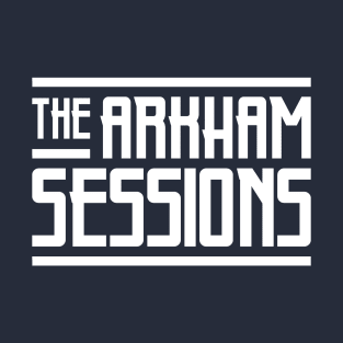 The Arkham Sessions Logo_White T-Shirt