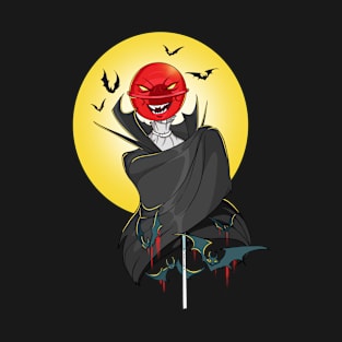 Spooky Halloween Scarecrow Vampire T-Shirt