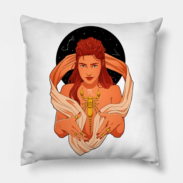 Scorpio Pillow by Karothekreator