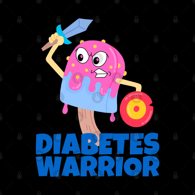 Diabetes Warrior Funny by ricricswert