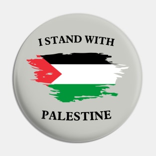 I stand with Palestine Pin