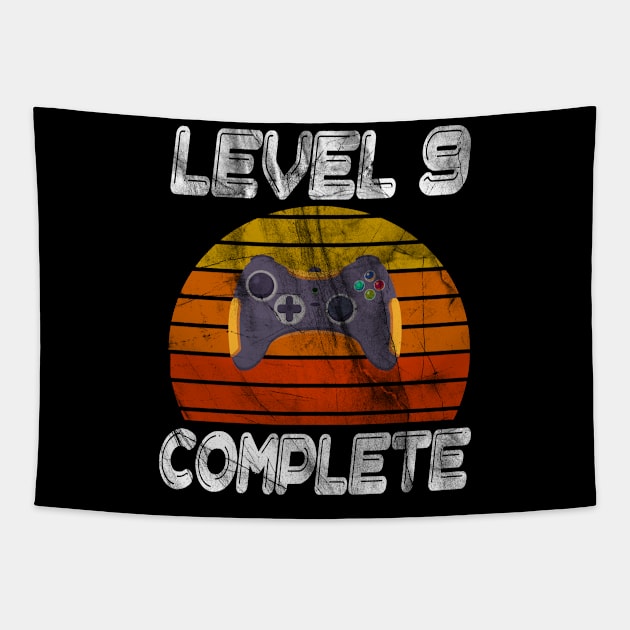 Level 9 complete Gamer Tapestry by positivedesigners