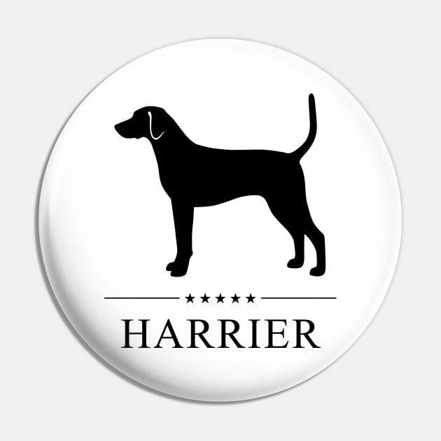 Harrier Black Silhouette Pin by millersye