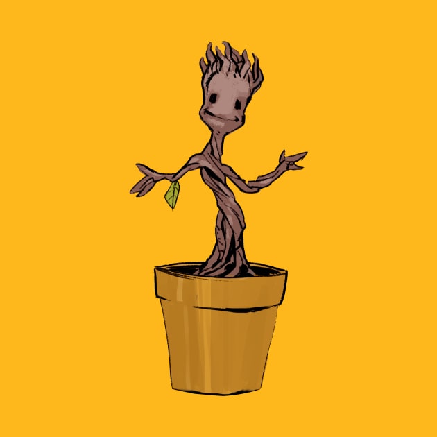 Groot Guardians of the Galaxy by markodjeska