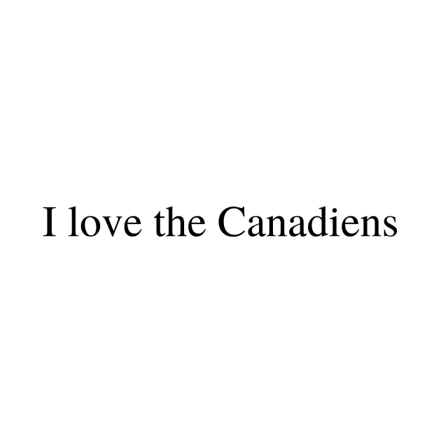 I love the Canadians by delborg