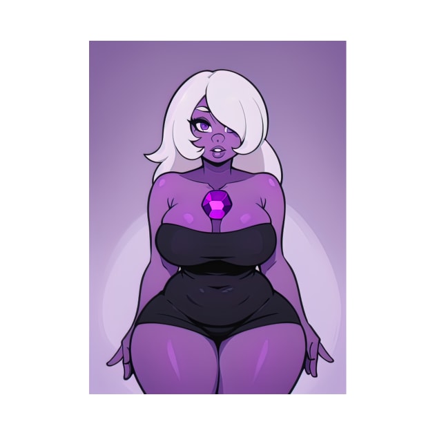 Purple Gem Woman by mindworldz