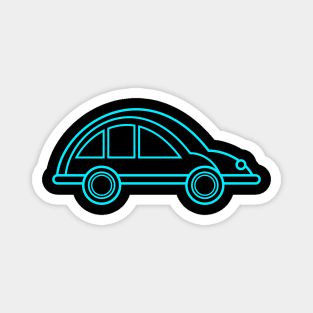 Little Blue Car Magnet