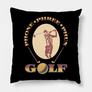 Golf TShirt Pillow