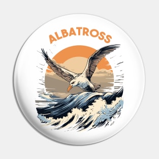 Albatross catch fish Pin