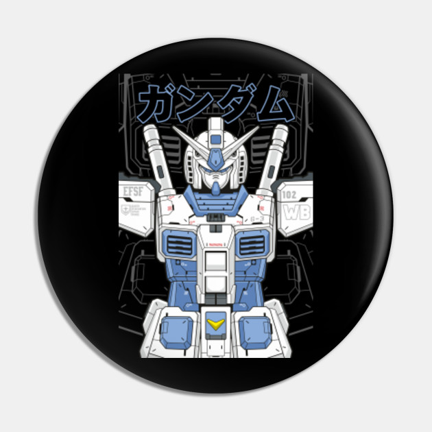 Gundam Rx 78 3 G3 Gundam Pin Teepublic Gundam Rx 78 3 G3 Gundam Pin Teepublic