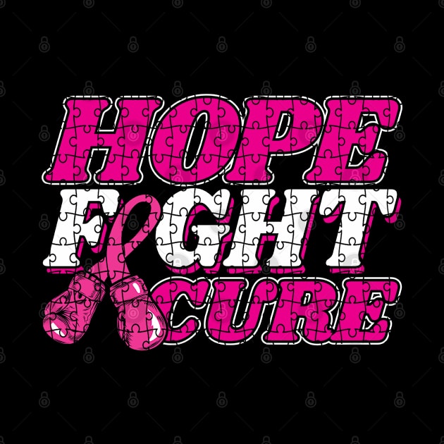 Breast Cancer Awareness Hope Fight Cure Women's by stockwell315designs