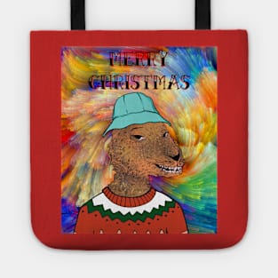 Christmas Llama Tote