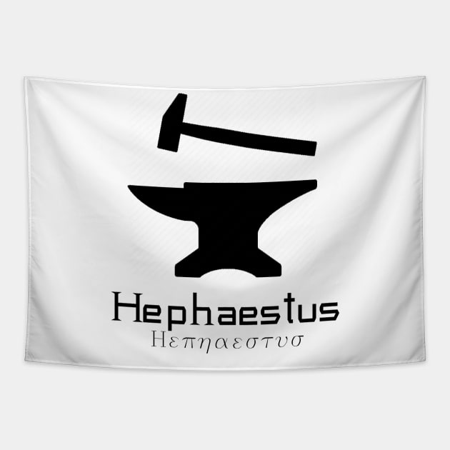 Minimalist Hephaestus Tapestry by Artology06