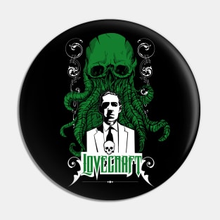 I Lovecraft Pin