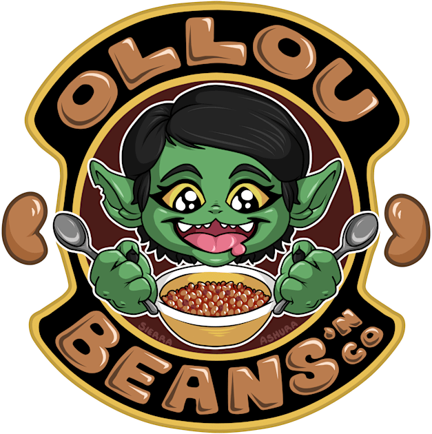 Ollou Beans'n Co Kids T-Shirt by SierraAshura