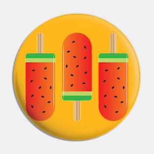 Watermelon Ice Lollies Pin