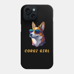 corgi girl Phone Case