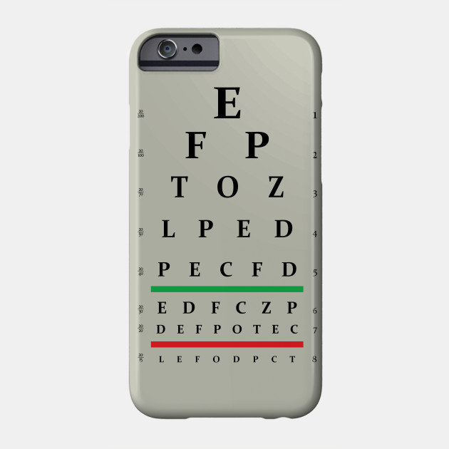 Eye Chart On Phone