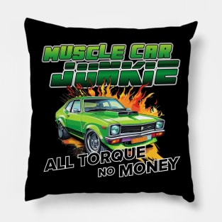 Aussie Muscle Car Junkie Pillow