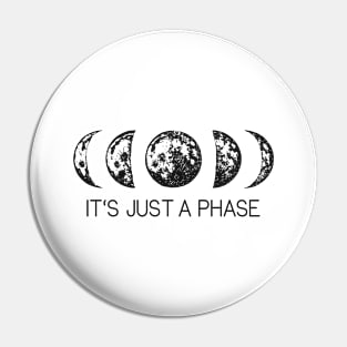 Moon Phases Astronomy Pin