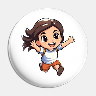 funny happy kid cartoon v1 Pin