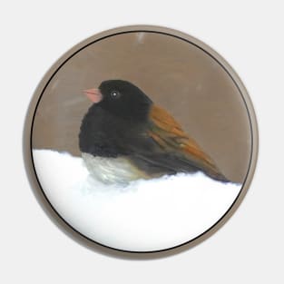 Dark-Eyed Junco Pin