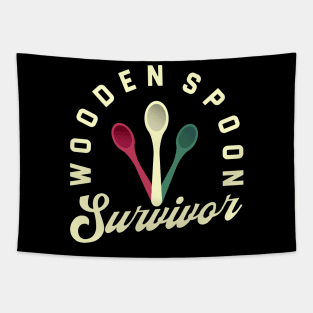 Wooden Spoon Survivor Tapestry