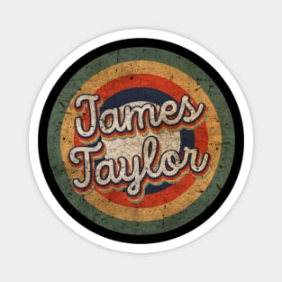 James Name Personalized Taylor Vintage Retro 60s 70s Birthday Gift Magnet