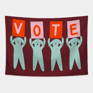 Bark The Vote - The Peach Fuzz Tapestry