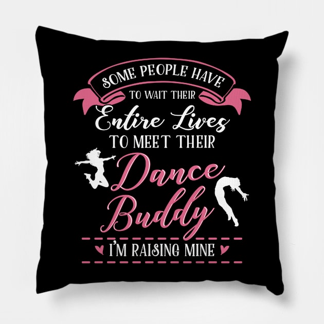 Dancing Mom Daughter Matching Gifts Pillow by KsuAnn