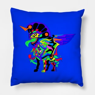 sphinx wild chimera creature cryptid monster ecopop alien world art Pillow