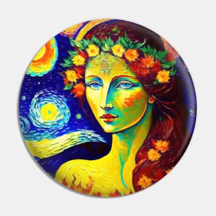 Goddess of the Autumn Equinox 2 Pin