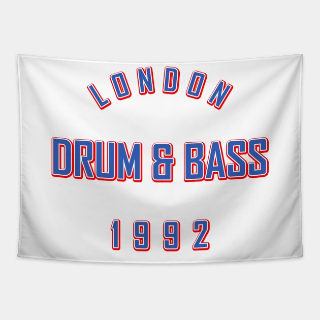 LONDON DRUM AND BASS 1992 Tapestry by KIMIDIGI