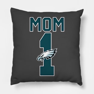 Philadelphia Eagles Number 1 Mom Pillow