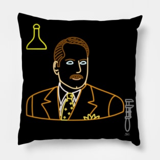 Colonel Mustard - Neon Portrait Pillow